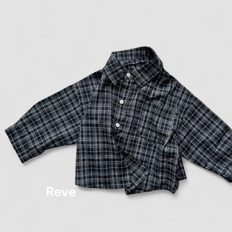 reve/14. overfit silket shirt S-JM