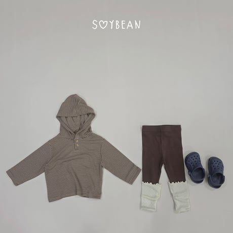 soybean/23. stripe button hoody JS-JM