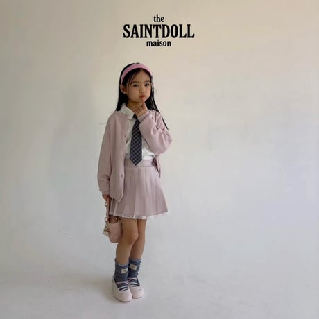 saintdoll/124. plit pleated skirt S-L