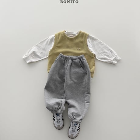 bonito/88. butter knit vest 12M-XL