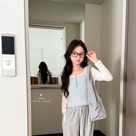 comma/198. fril cardigan 160-170
