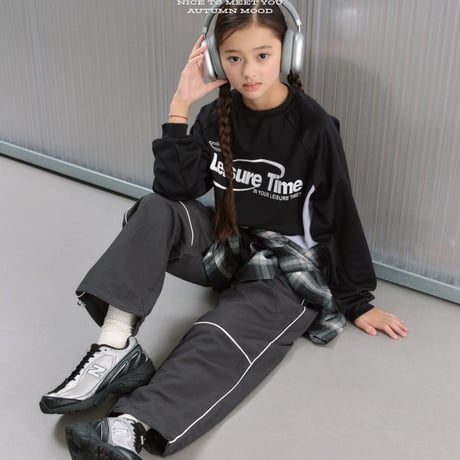 nicetomeetyou/7. ( jersey ) time two color T-shirt S-XL