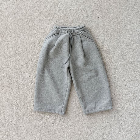 fromi/4. Fleece-Lined Wide Sweatpants JS-JM