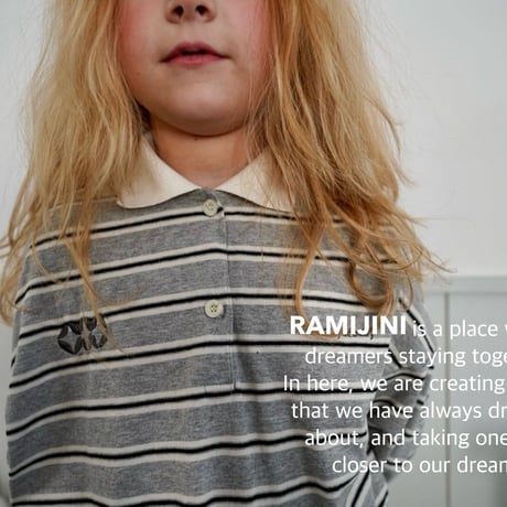 ramijini/8. clover collar T-shirt S-XL