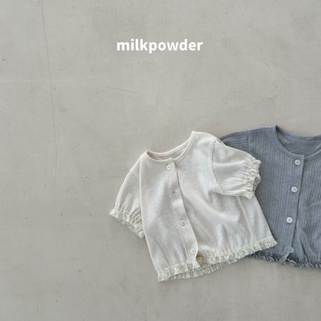 milkpowder/3. half t ) cardigan 5-11