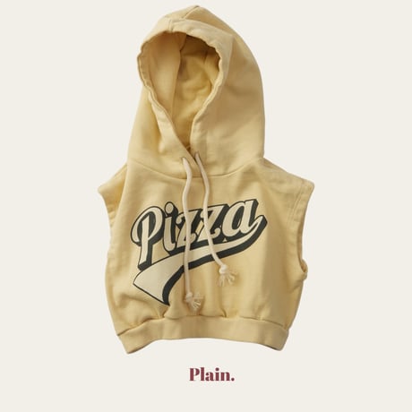 plain/29. pizza hood vest XS-XL