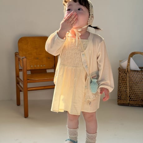 aiai/50. daily smoke one-piece S(6M-2Y)-XL(4-5Y)
