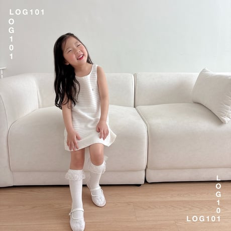 log101/90. lovely knit one-piece S-XL