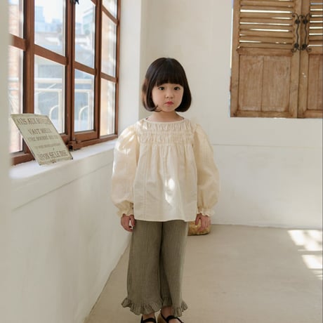 monatelier/23. shirring blouse S-2XL