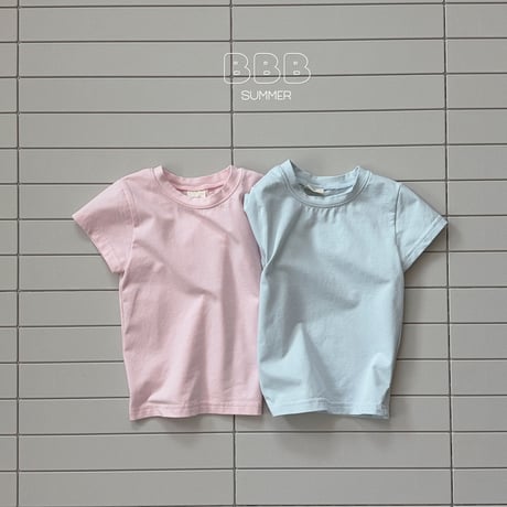 bellabambina/90. slim half T-shirt XS-XL