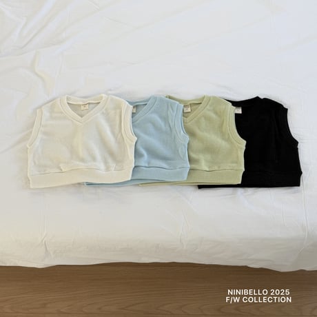 ninibello/6. soft knit vest XS-XL