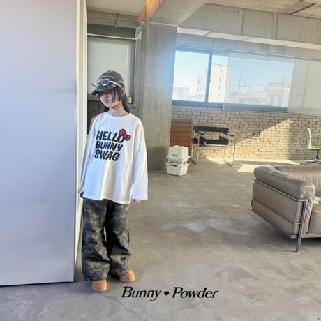 bunnypowder/97. shoulder T-shirt S-XL