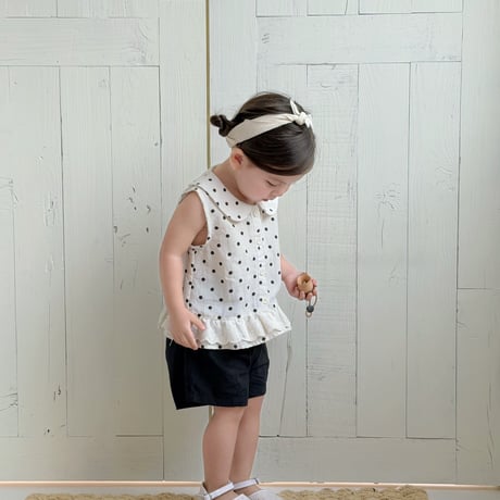 aiai/21. lovely dot updown set S(6M-2Y)-XL(4-5Y)