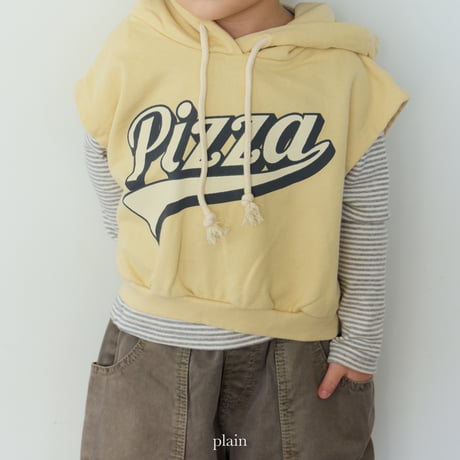 plain/29. pizza hood vest XS-XL