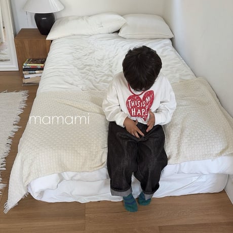 mamami/41. happy heart T-shirt FREE