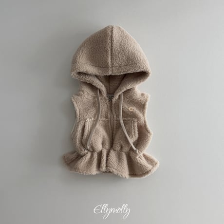 ellymolly/99. bear Vest hood 13-15