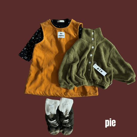 pie/18. pie Corduroy one-piece XS-XL