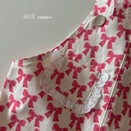 sou/2. ribbon overalls suit 12M-M