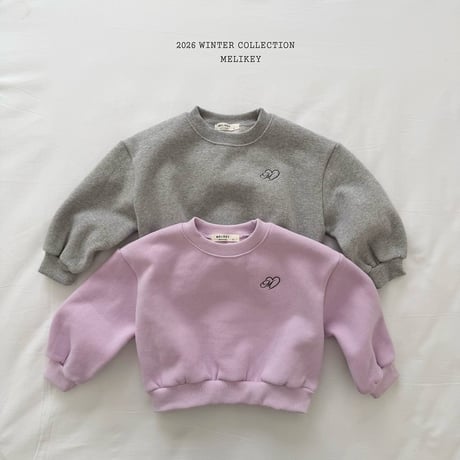 melikey/23. ribbon fril man-to-man XS-XL