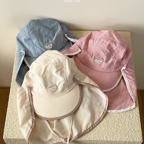hereiam/30. bunny flap cap FREE(0-5Y)