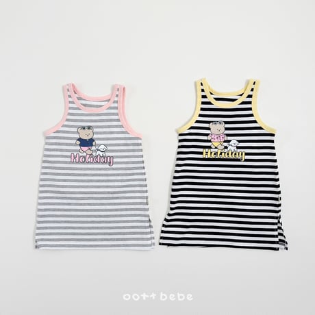 oottbebe/62. holly day sleeveless one-piece XS(1-2Y)-XL(6-7Y)