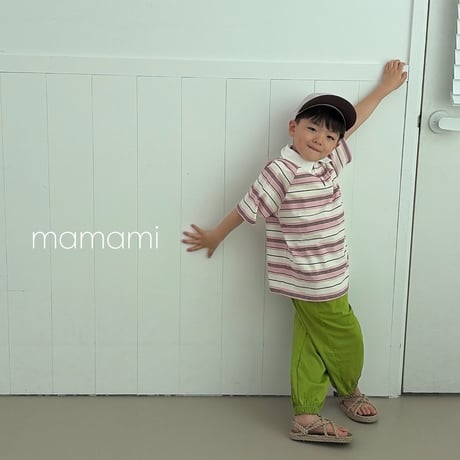 mamami/45. day day collar T-shirt JS-JL