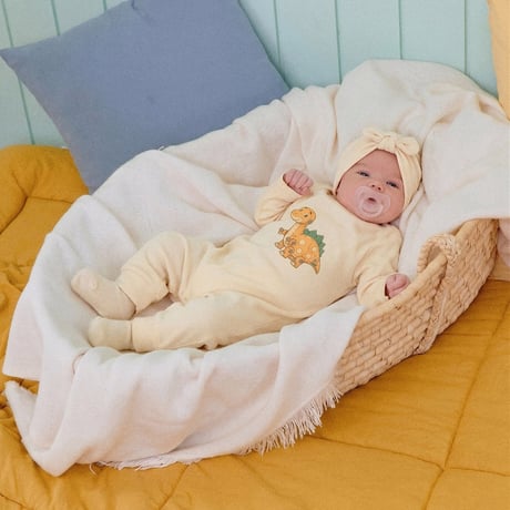 oottbebe/11. dinosaur FullBody suit S(0-6M)-M(6-12M)
