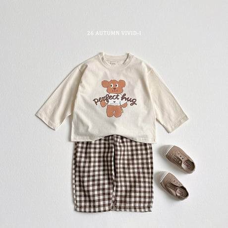 vividi/181. hug bear check updown  XS-XL