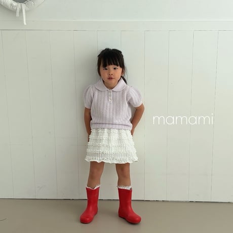 mamami/77. fril fit skirt ADULT