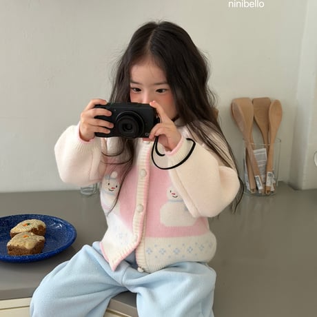 ninibello/96. Snowman Knit Cardigan? KNIT_S-KNIT_L