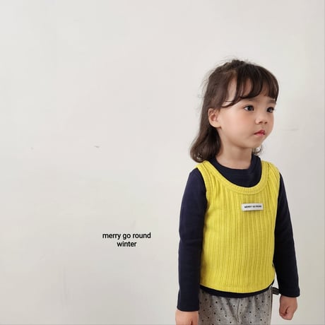 merrygoround/29. winter sleeveless set XS-2XL