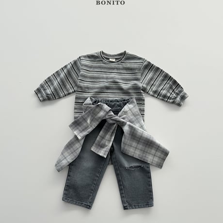 bonito/13. clover sibori T-shirt 12M-XL