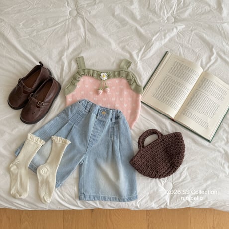 ninibello/124. heart very knit S(90-105CM)-L(115-125CM)
