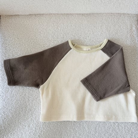 lovin/17. waffle raglan T-shirt 1-11