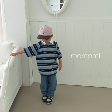 mamami/45. day day collar T-shirt JS-JL