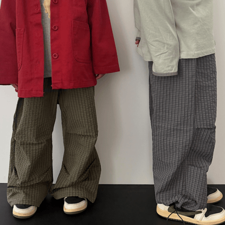 hibuddy/40. autumn check pants JS-JL