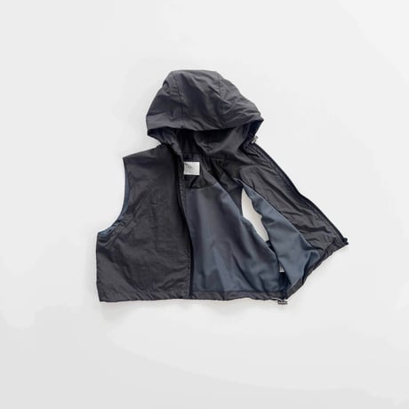 fromi/97. nailon hood jacket vest S-XL