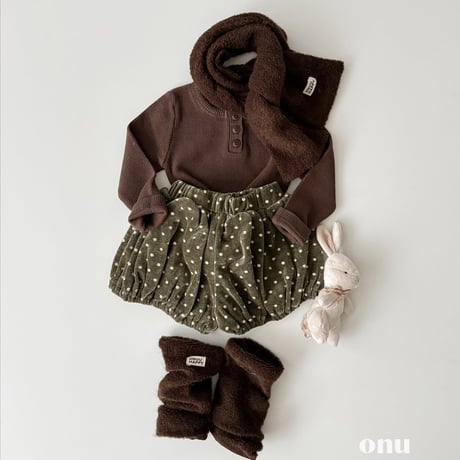 onu/43. velvet dot bloomer BABY(12M)-S(3-4Y)