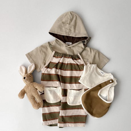 onu/10. string overalls BABY(12M)-S(3-4Y)