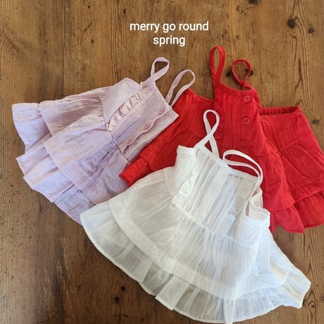 merrygoround/31. pin tuck bustier XS-2XL