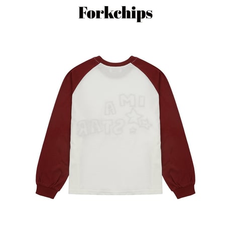 forkchips/37. star raglan T-shirt JS-JXL