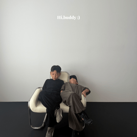 hibuddy/5. velvet half t T-shirt S-XL
