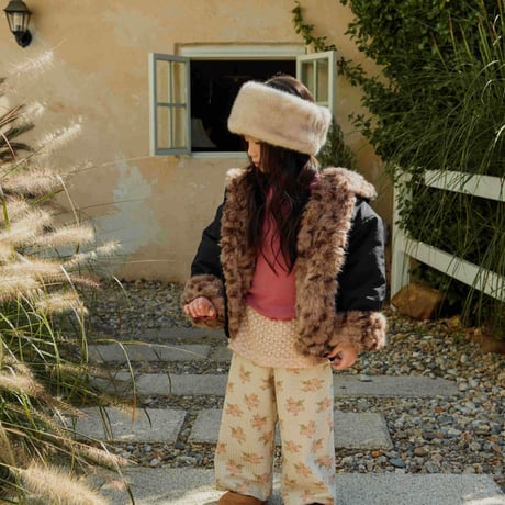 urbanrabbit/13. Knit Layered Floral Pants JS-JM