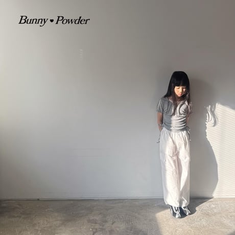 bunnypowder/144. shirring ray T-shirt 2XL-4XL