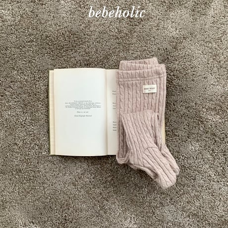bebeholic/2. knit yoobal leggings S(3-6M)-XL(18-24M)