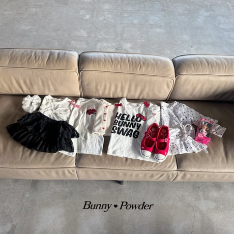 bunnypowder/98. shoulder T-shirt 2XL-4XL