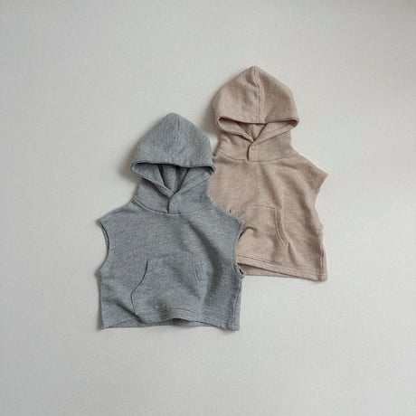 digreen/42. woody hooded vest? S-2XL