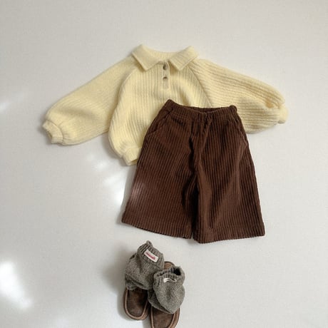 minirobe/28. boy collared sweatshirt S-XL