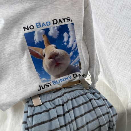 nightbebe/5. plla rabbit long sleeve T-shirt XS-XL