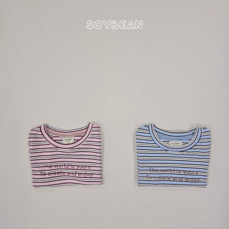soybean/132. plan ) slim dangara half t T-shirt XS-XL